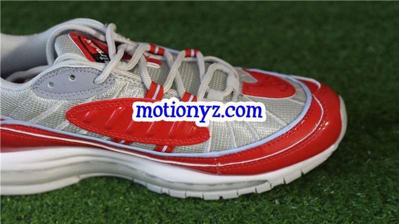 Nike Air Max 98 Supreme Red Silver